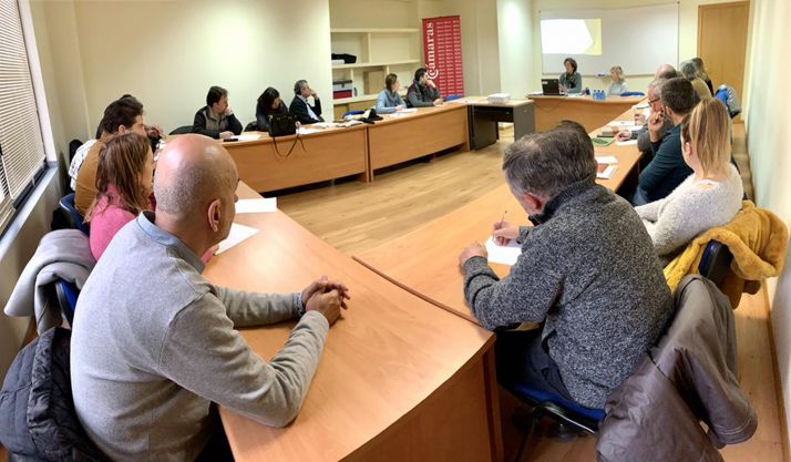 Una imagen de la jornada organizada por Junta y Cámara. 