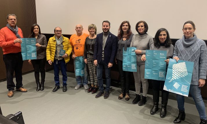 Representantes de distintos colectivos durante la presentación del ciclo. /Ayto.