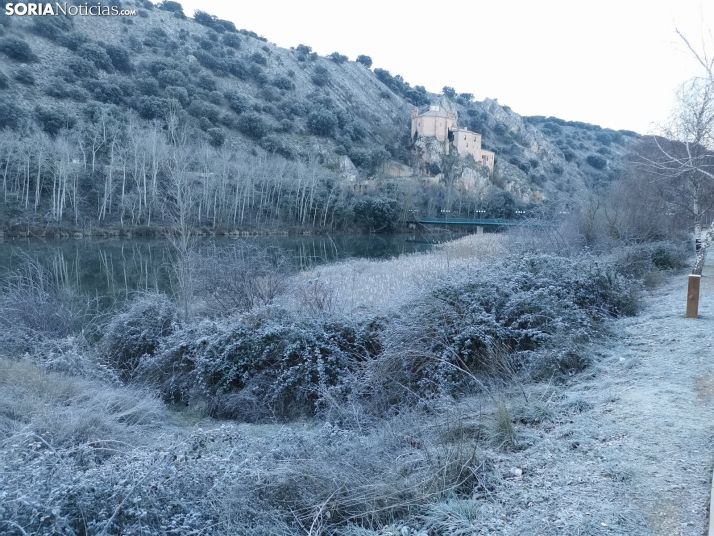 Mañana heladora de hasta -10 grados en el entorno de la capital soriana
