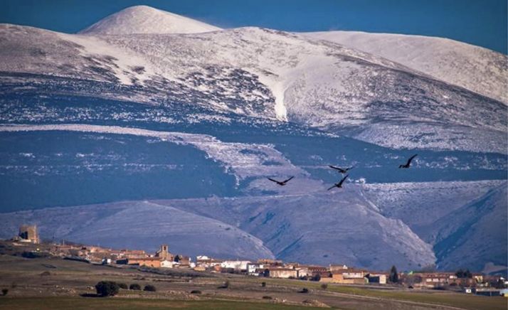 Una imagen del Moncayo, dentro de las Rutas Becquerianas. /Eloy Pérez López.