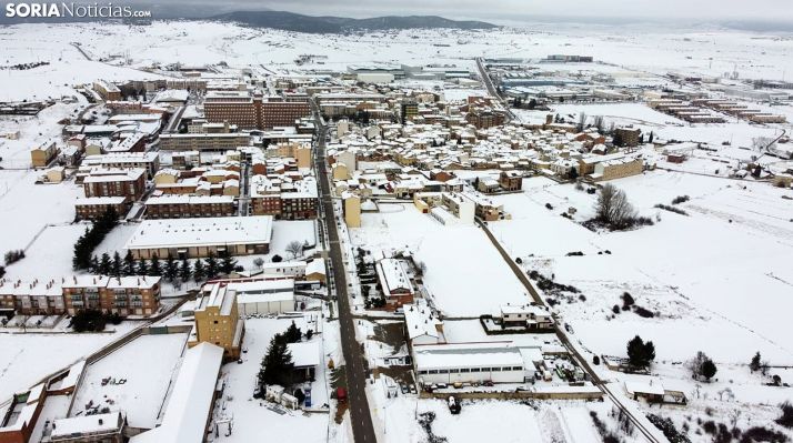 Vista aérea de la localidad este jueves. /SN