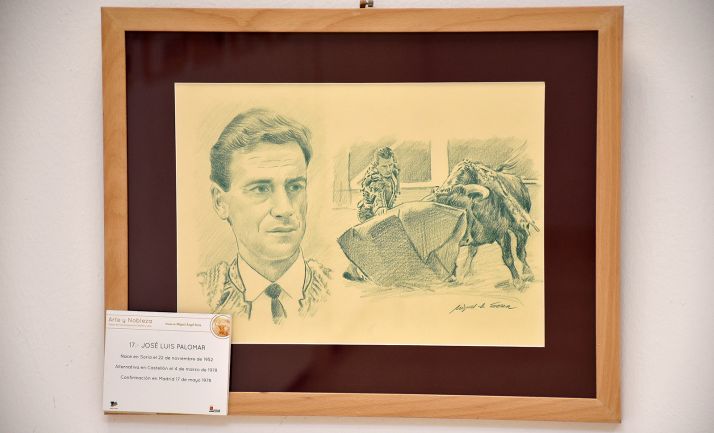 Una de las obras, dedicadas al torero soriano. /Jta.