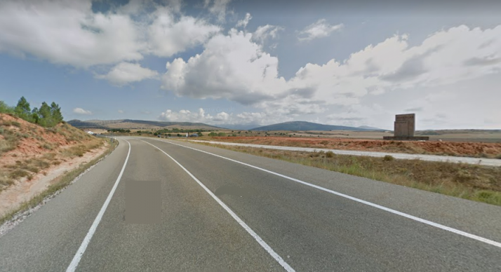 Un motorista resulta herido tras sufrir una caída en Noviercas