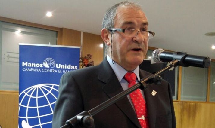 Jesús Raúl Stoduto en un acto de la organización que presidió. 