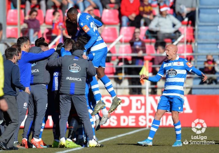 El Depor gana en Soria y se regala la posibilidad de seguir creyendo