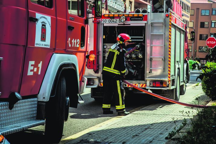 Los bomberos actuaron 576 veces durante 2019