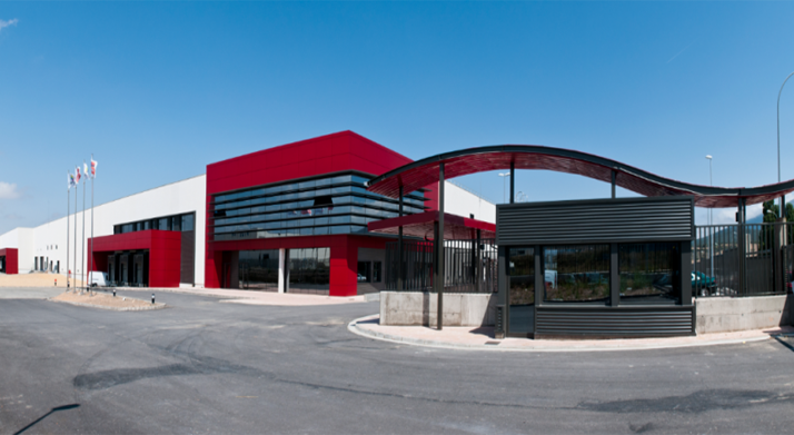 Una de las factorías de la compañía en Ólvega. 