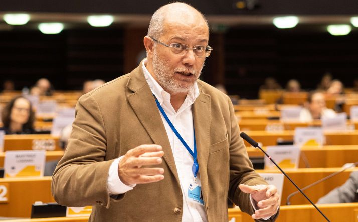 Igea, durante su intervención en Pleno del Comité de las Regiones. /Jta.