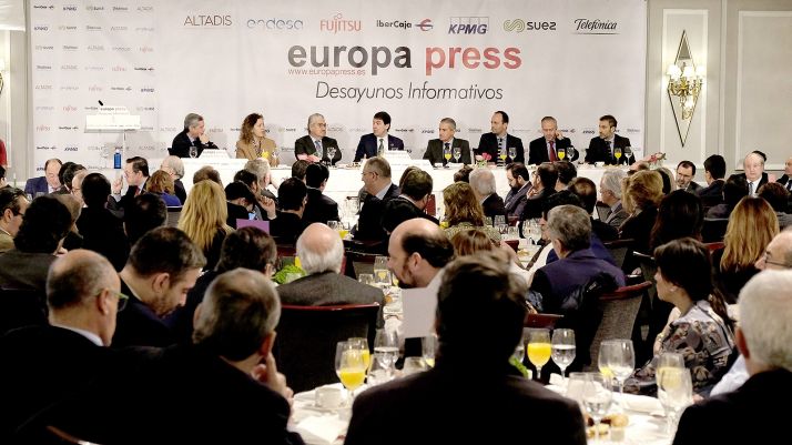 Una imagen del acto propiciado por la agencia informativa. /Jta.