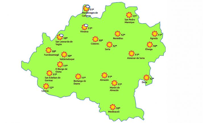 Pronóstico a las 15:00 h. /SN