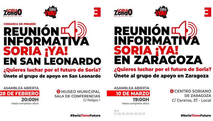 Carteles de ambas convocatorias. 