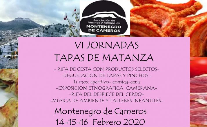 Este fin de semana, tapas de matanza en Montenegro
