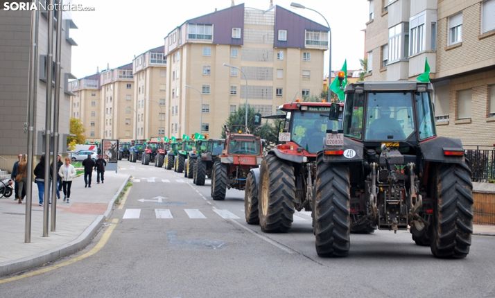 Las organizaciones agrarias convocan una tractorada el 11 de marzo en Soria