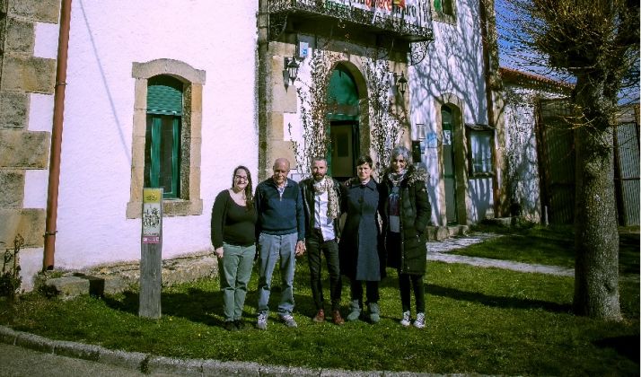 El alcalde de Sotillo recibe a los ganadores de la I Beca de Residencia de Artistas Crea por Soria