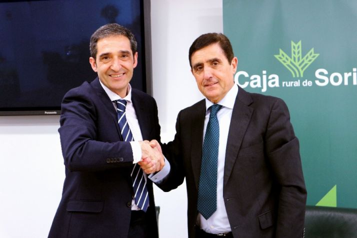 Caja Rural de Soria y el CD. Calasanz firman un convenio de colaboración para el año 2020