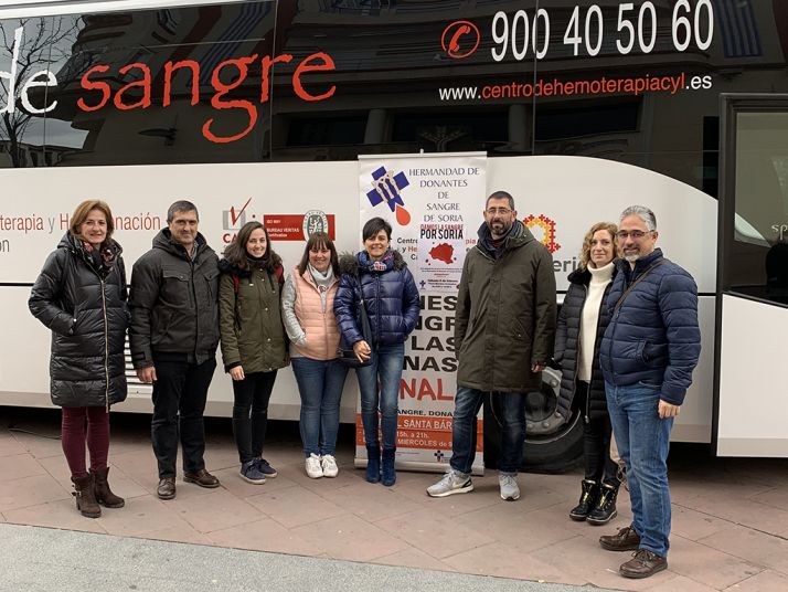 62 donantes dan la sangre por Soria