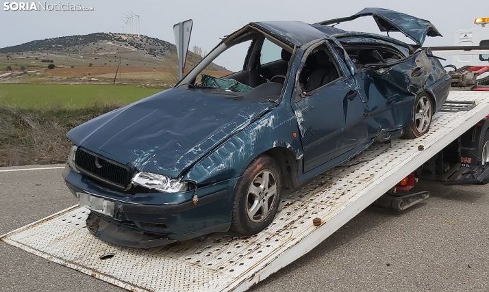 Un herido en la CL-101 en Jaray