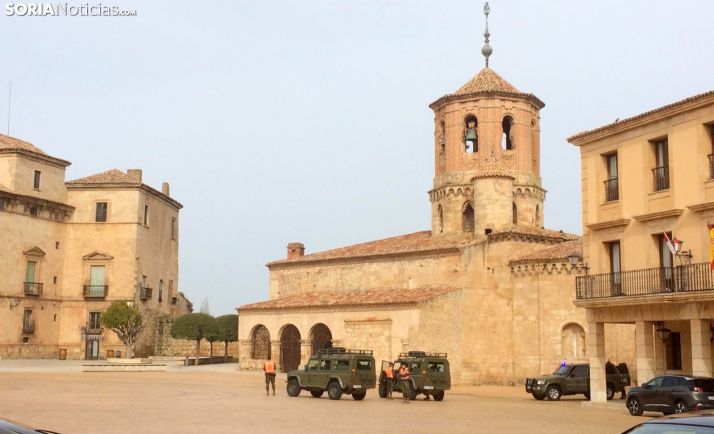 Las Fuerzas Armadas también estuvieron en la villa el pasado jueves 19. /SN
