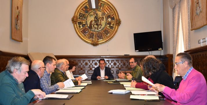 Participantes en la rúbrica del convenio. /Dip