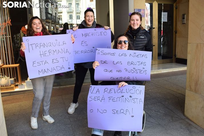 Manifestación 8M 2020 en Soria.