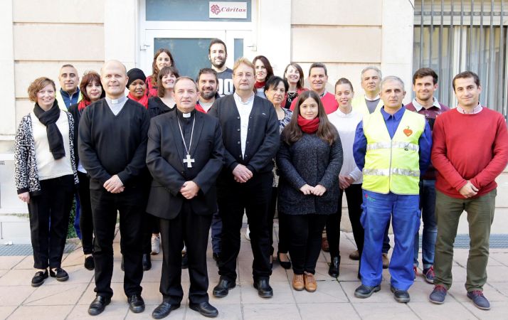 El equipo de Cáritas de Osma-Soria. /DOS