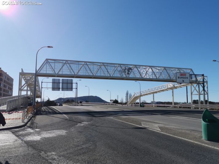 Nuevo retraso para la pasarela entre Soria y Golmayo