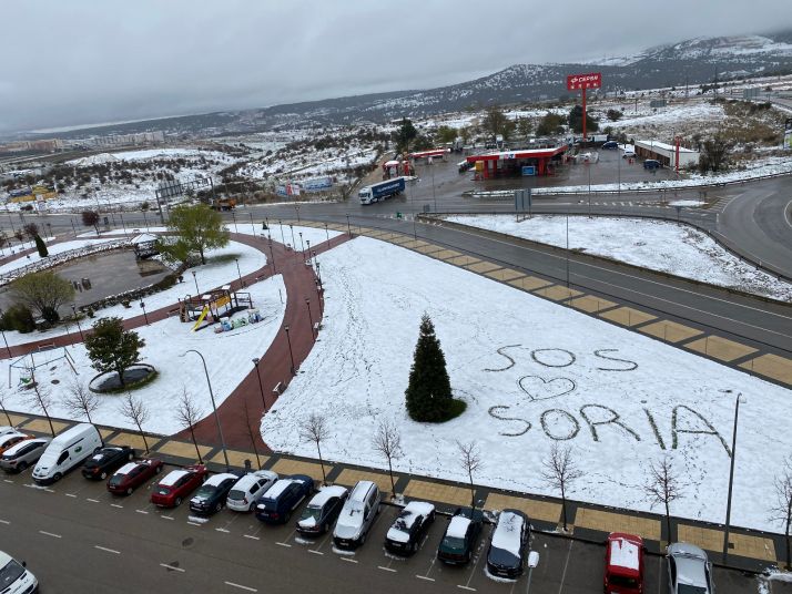 Soria utiliza el blanco elemento para reclamar ayuda
