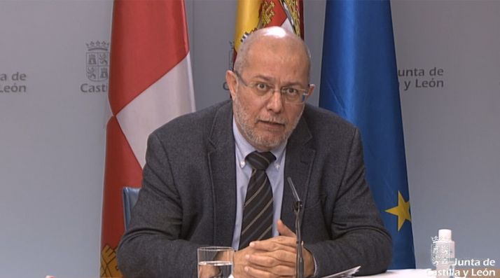 Francisco Igea, en la comparecencia de prensa este jueves. 