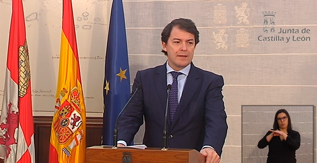 Mañueco anuncia 220 M€ para proteger a empresas, autónomos, trabajadores y familias