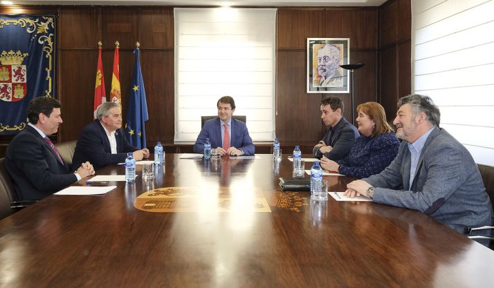 Reunión con la Asociación de Comarcas Mineras. /Jta.