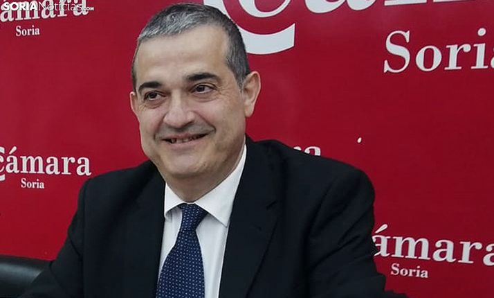 Alberto Santamaría, presidente de la Cámara de Comercio e Industria de Soria. /SN