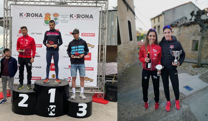 Sara García y Rubén Andrés, segundos en Fuentemolinos y Fuente el Saz de Jarama