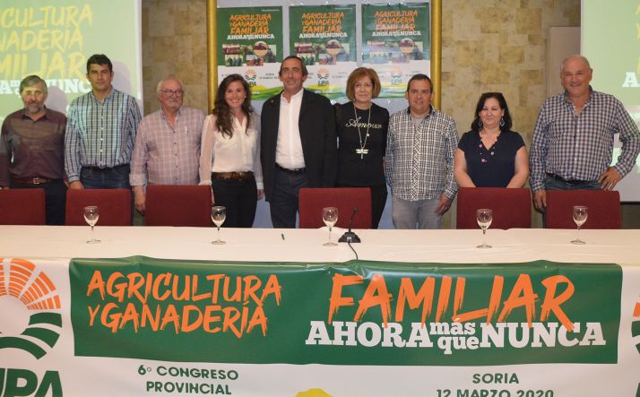 Nueva ejecutiva de UPA Soria este jueves. 