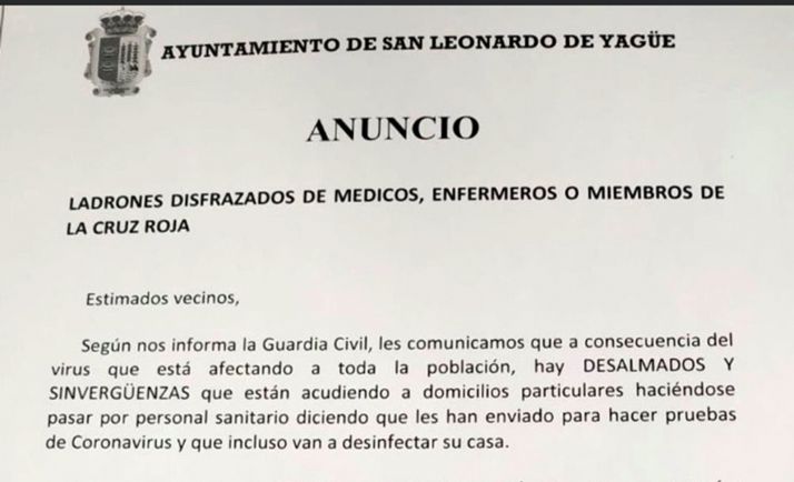 Ayuntamientos y Guardia Civil piden proteger a nuestros mayores de nuevas estafas