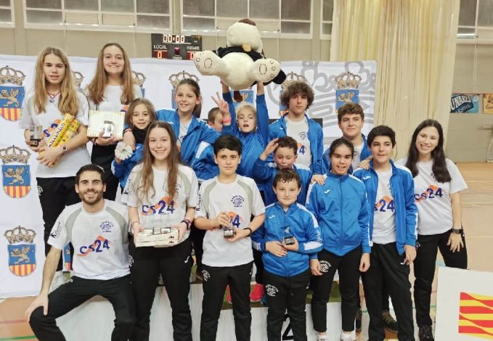 Triple cita del bádminton soriano con multitud de medallas