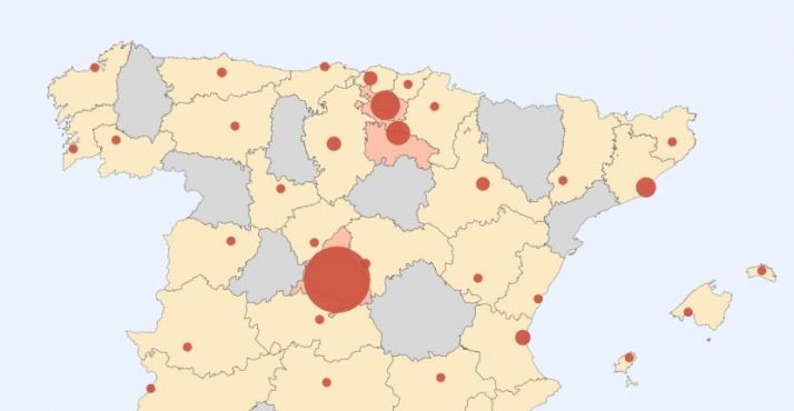 El Coronavirus acecha Soria: 760 casos en Madrid, 103 en La Rioja, 38 en Burgos y 31 en Zaragoza