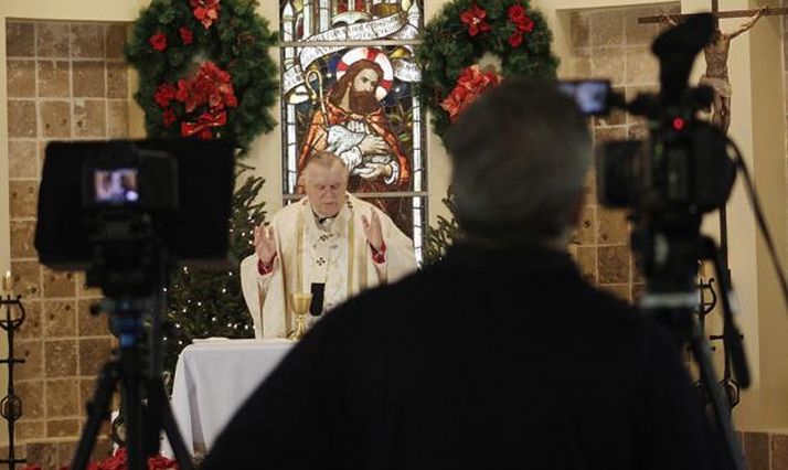 Ante el coronavirus: misas en radio y televisión