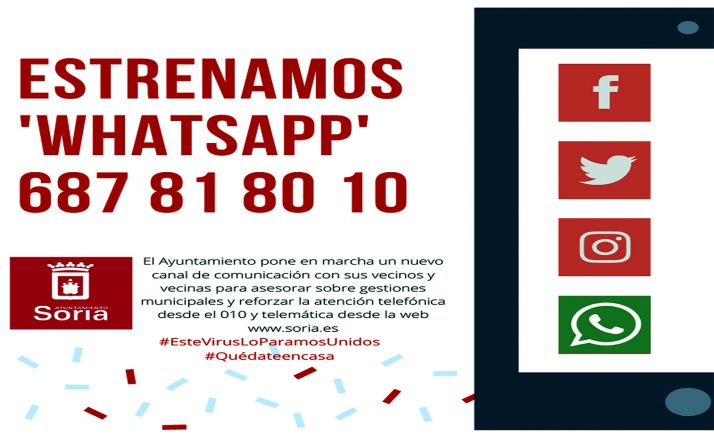 El Ayuntamiento habilita un nuevo canal de comunicación con los vecinos a través de Whatsapp