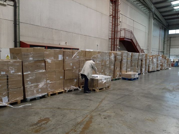 Llegan a Castilla y León 62.780 test rápidos, 45 ventiladores y más de 200.000 mascarillas