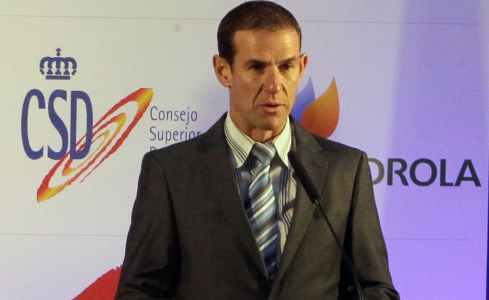 Amancio del Castillo en un campeonato en la capital soriana. 