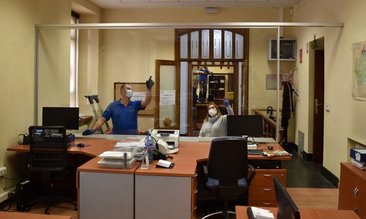 Una imagen de las labores de adecuación. /Dip.