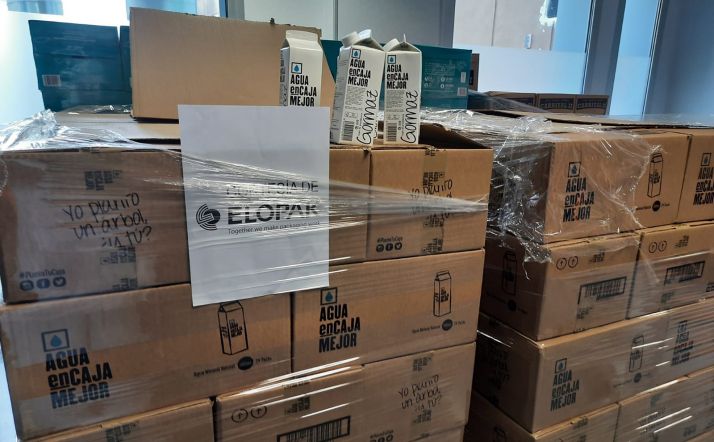 Remesa entregada en el Santa Bárbara de Soria. 