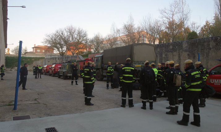 Una imagen de los militares en su alojamiento en las instalaciones. /DOS