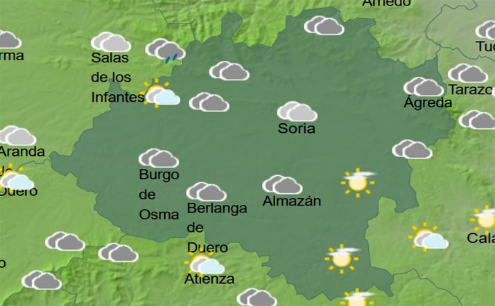 Lloviznas por la tarde