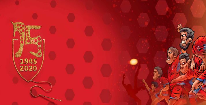 El 75 aniversario del Numancia se hace sentir en las redes sociales