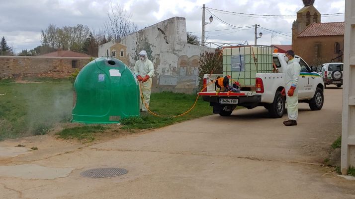 Continúan las tareas de desinfección en la provincia