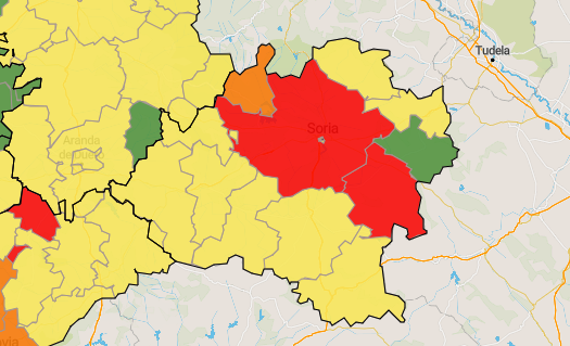 Ólvega continúa libre de coronavirus mientras desciende la incidencia en otras zonas básicas de salud