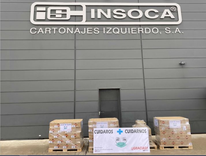 Cartonajes Izquierdo hace más fuerte su apoyo contra el Covid-19