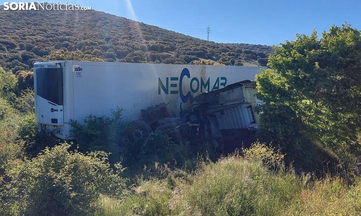 Una imagen del siniestro esta mañana. /SN