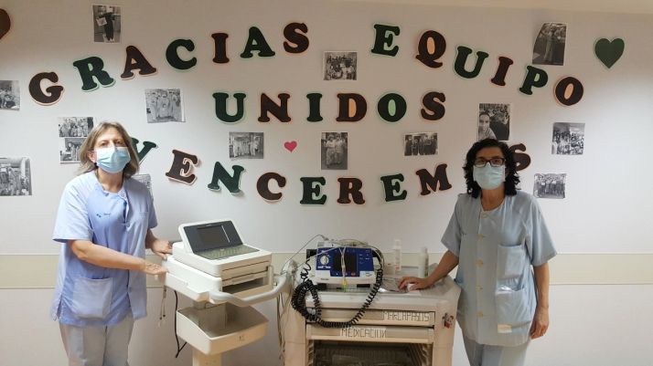 La Asociación El Matojo, de Ólvega, dona equipamiento para las UCI de Soria